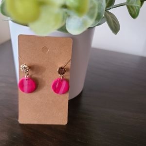 Handmade clay earrings!